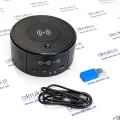 Bluetooth reproduktor s Qi nabíjačkou a skrytou wifi kamerou