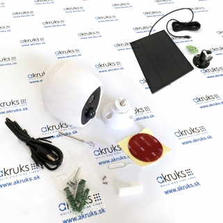 HD Bezdrôtová smart kamera so solárnym panelom - AKB53-TZ