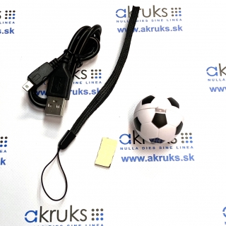 Mini Full HD DVR kamera s detekciou pohybu v tvare futbalovej lopty - AK20