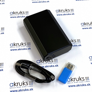 Čierna skriňka Wi-Fi kamerou, PIR senzorom s IR nočným videním a dlhou výdržou batérie - AKA-LS012