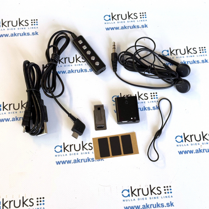 Profesionálny mini diktafón AK-150 - obsah balenia