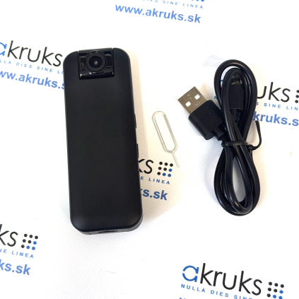 2K WiFi-DVR kamera s 180° otočným a 120° širokouhlým objektívom s klipom na zachytenie - AKB77