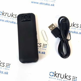 2K WiFi-DVR kamera s 180° otočným a 120° širokouhlým objektívom s klipom na zachytenie - AKB77