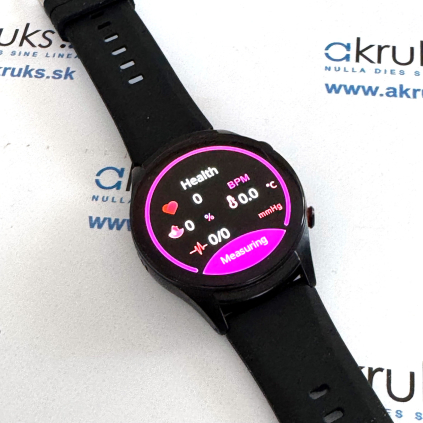 4G GPS okruhlé hodinky s SOS, detekciou pádu a meraním telesných funkcií - AG50 - oled display