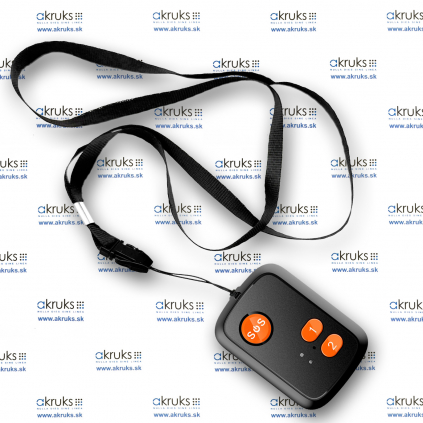 4G GPS inteligentný prívesok s SOS tlačidlom a krokomerom - AH50