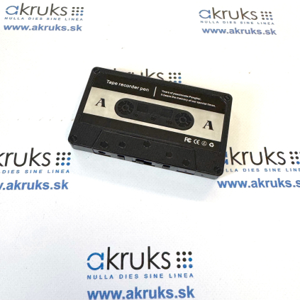 Diktafón a MP3 prehrávač ukrytý v retro kazete - AKR-5Q6